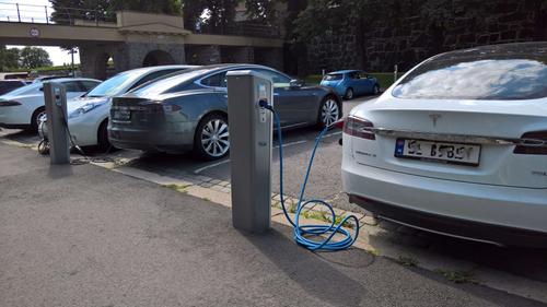 Teslas in Oslo