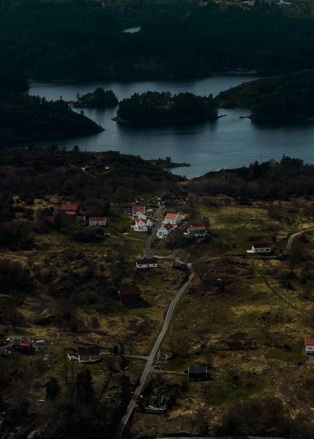 View of Bergen from above